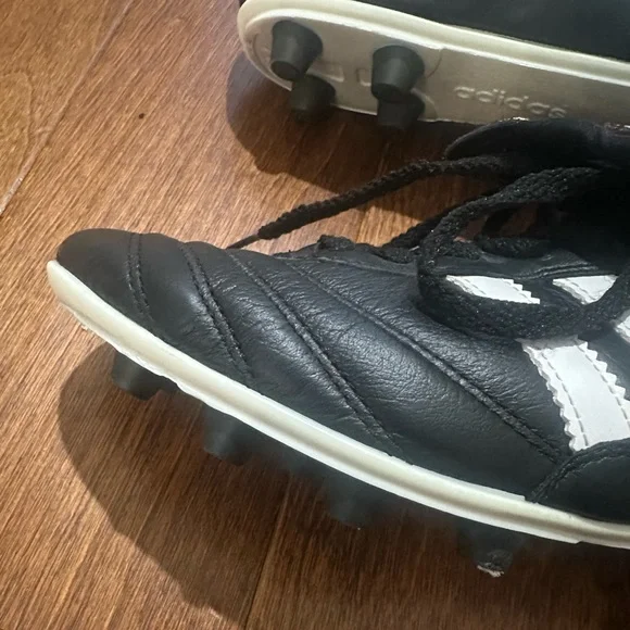 Adidas Copa Mundial Black and White Soccer Cleats - Picture 13 of 14